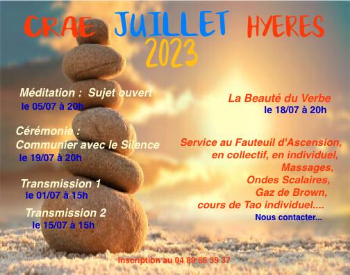 CRAE Juillet 2023